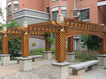 葡萄花架